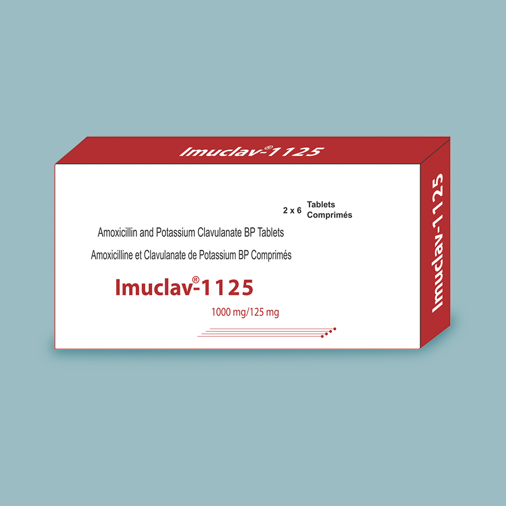 Imuclav-1125 tablet box
