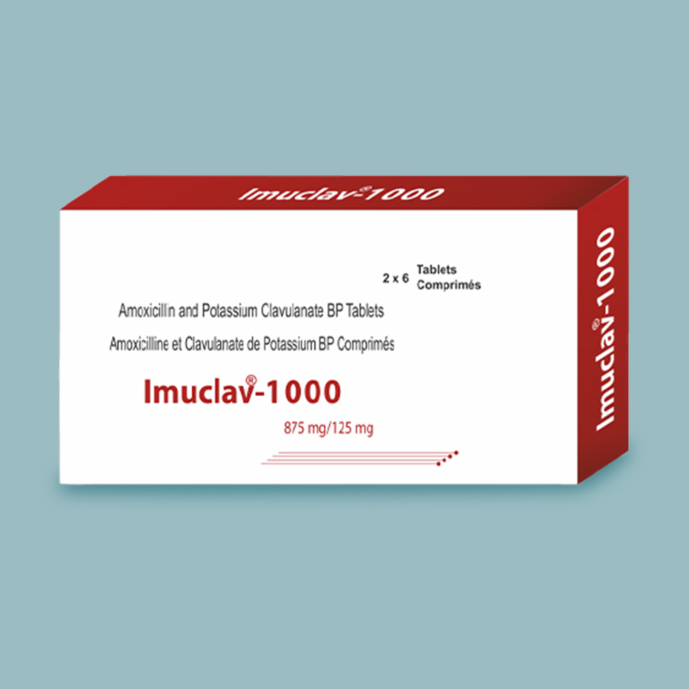 Imuclav-1000 tablets pack