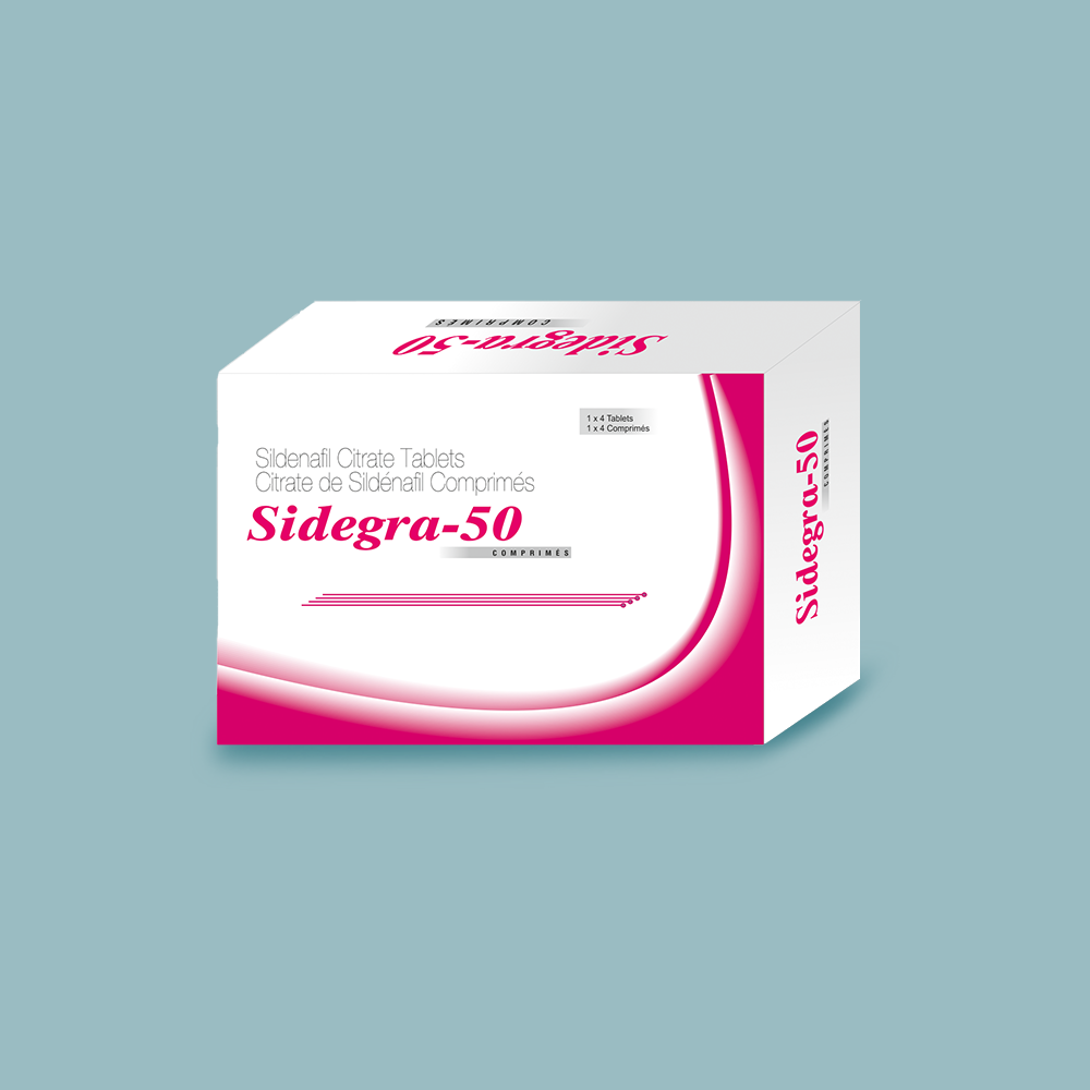 Sidegra-50 tablet box